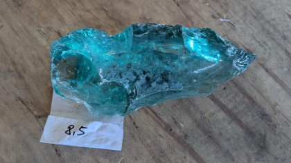 Glasbrocken türkis, ca. 400mm